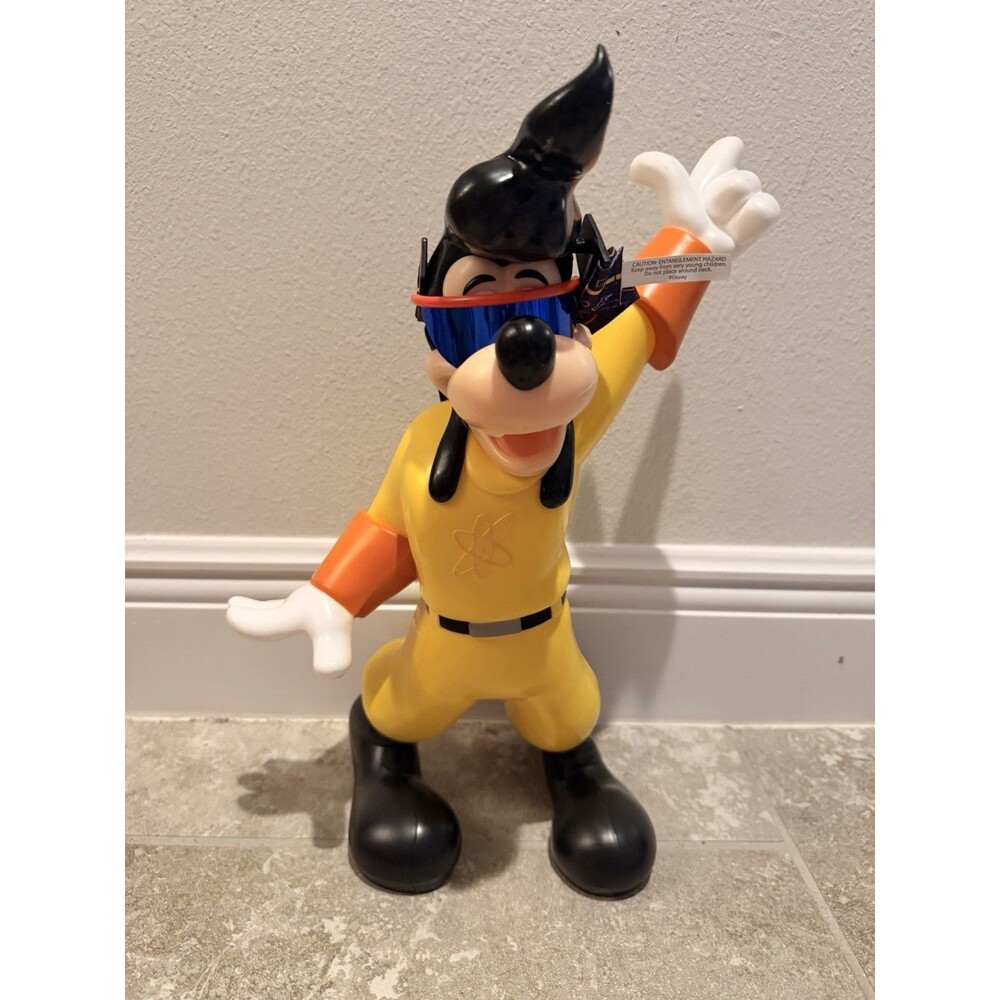 Disney Goofy Animation Figure Plastic Yellow Outfit Multicolor Collectible Parks